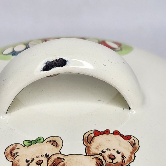 Vintage Bee Bear Enamel Pot - Picture 4 of 7